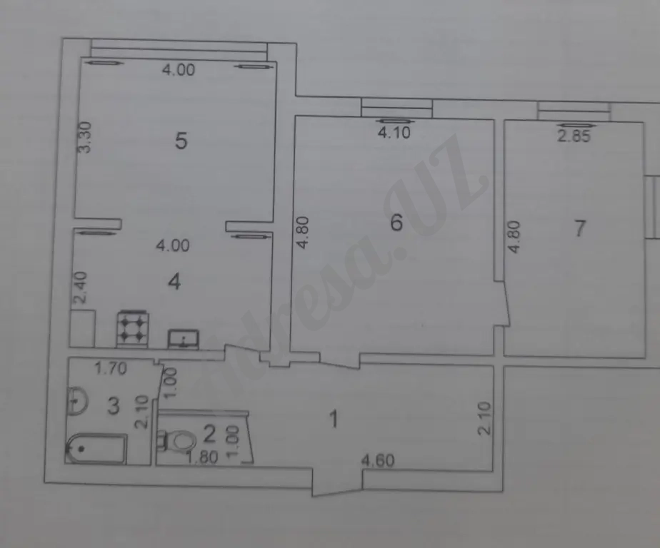 Продается 2 комнатная квартира Военный госпиталь