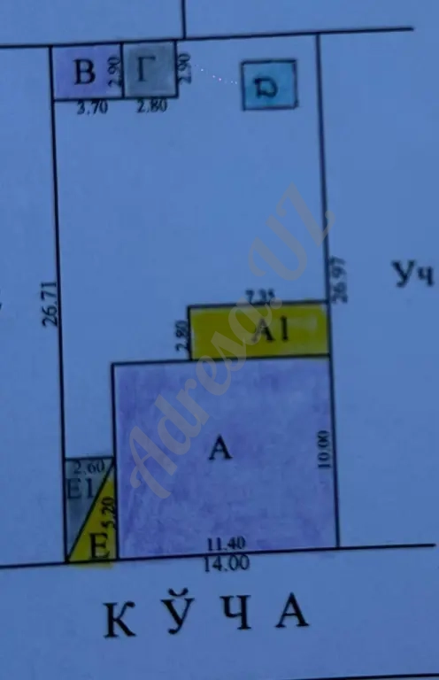 Продается прямоугольный участок Юнусабадский район