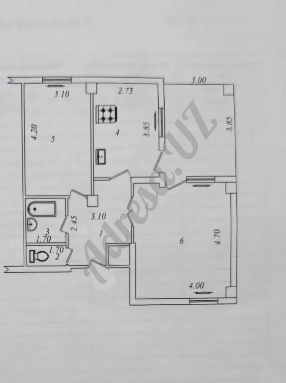 Продается 2 комнатная квартира Дархан Ориентир Инконель