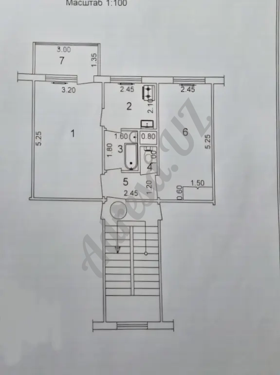 Продается 2 комнатная квартира Феруза ЭКО базар
