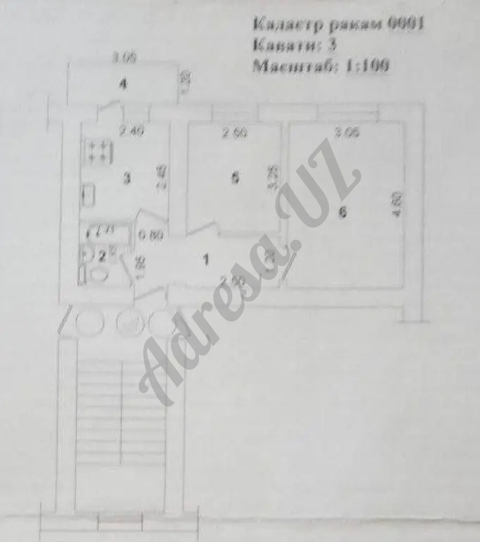 Продается 2 комнатная квартира Буз 2 эко базар