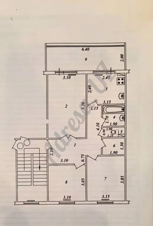 Продажа квартиры 3 комнаты Панельный