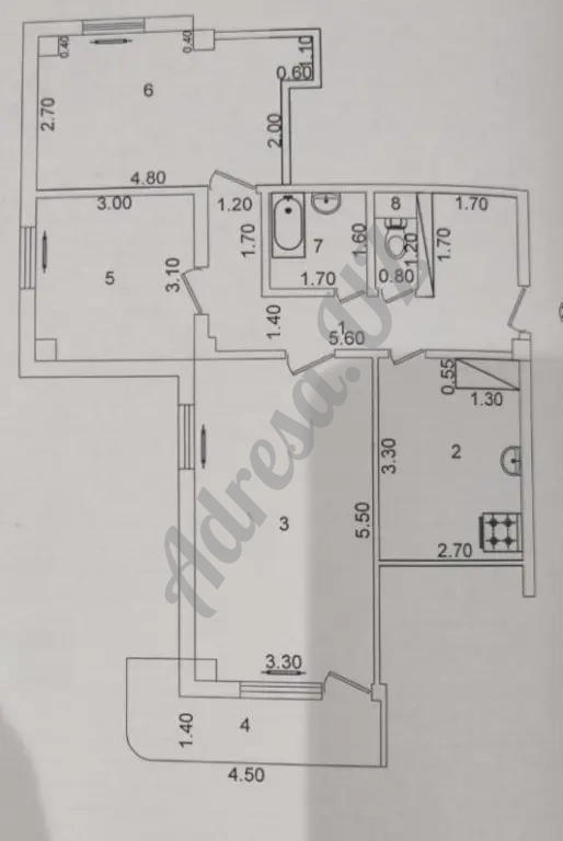 Продается квартира 3 комнаты Авиасозлар 4
